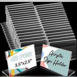 Acrylic Sign Holder Set(032)